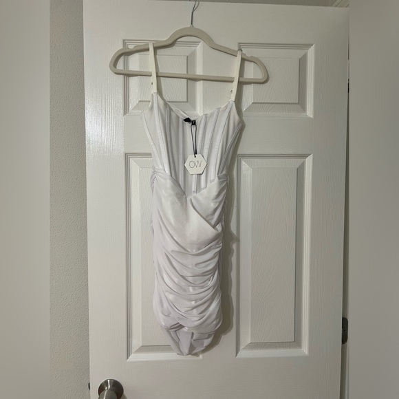 OW corset white mini dress - Picture 6 of 7